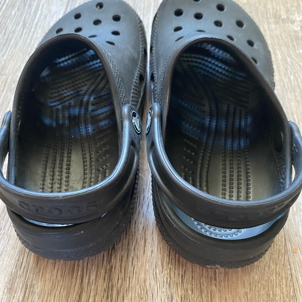 Crocs black size 1 kids - Picture 2 of 4